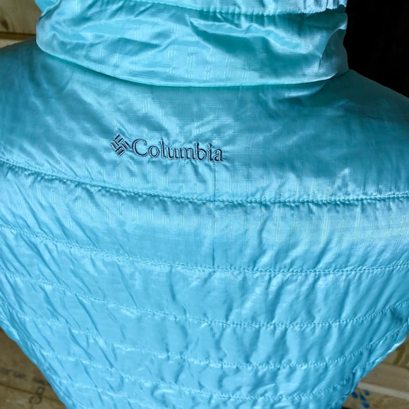 Columbia Quilted Omni-Heat Puffer Vest Size XL Mint Green - Picture 3 of 14